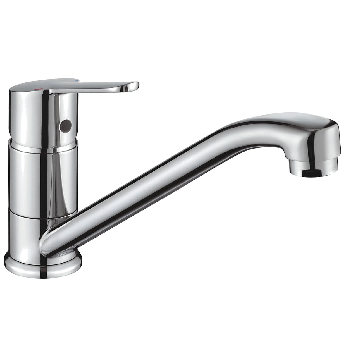 Dania Long Neck Kitchen Mixer Tap – Chrome, Single Lever