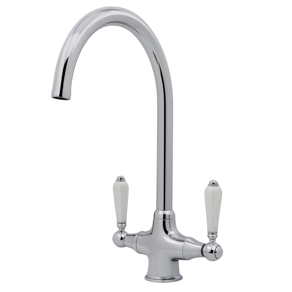 Rune Sink Mixer Tap – Chrome with Ceramic Lever Handles