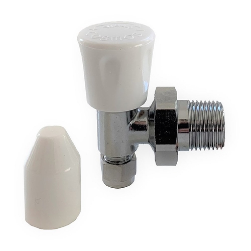 15mm Chrome Angle Radiator Valve – Cosmos