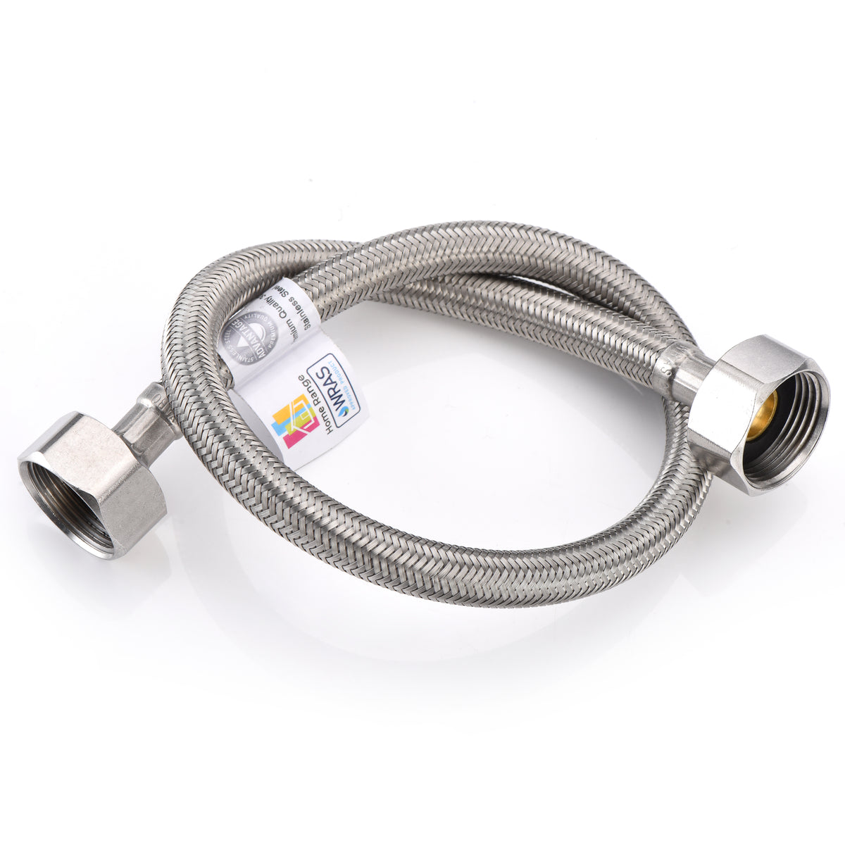 WRAS-Approved Flexi Pipe Connector – 3/4" x 1/2" BSP, 500mm, 8.5mm Bore