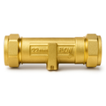 22mm DZR Compression Double Check Valve
