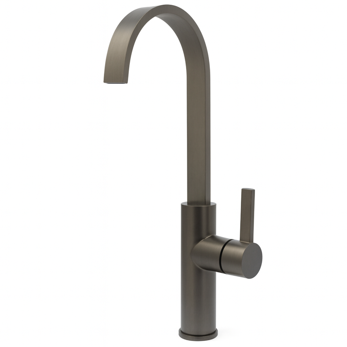 Jeroni Swept Spout One Handle Gunmetal