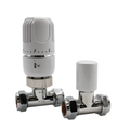 Westco Classic 15mm Straight TRV & Lockshield Twin Pack