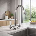 Clever Rune Sink Mixer Tap – Chrome with Ceramic Lever Handles