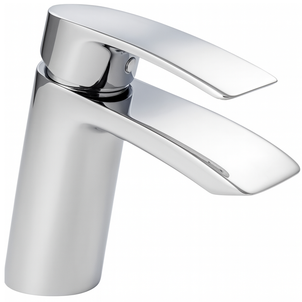 Waterfall Mono Bath Filler Tap – Chrome, Open-Spout Design