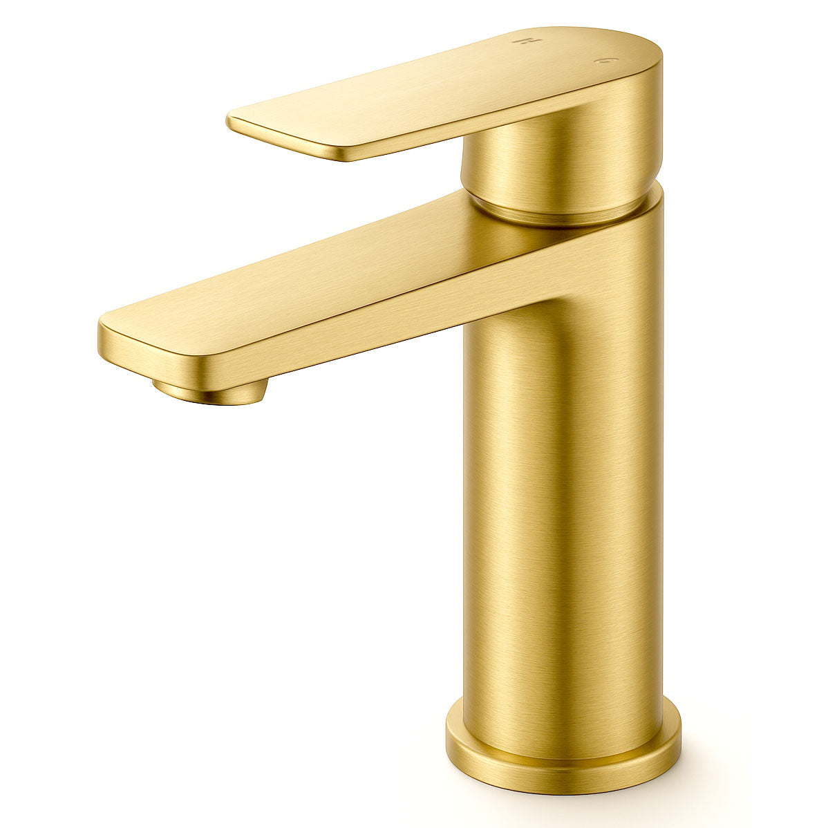 Ios Basin Mixer Tap – 35mm Cartridge, Brushed Gold Finish