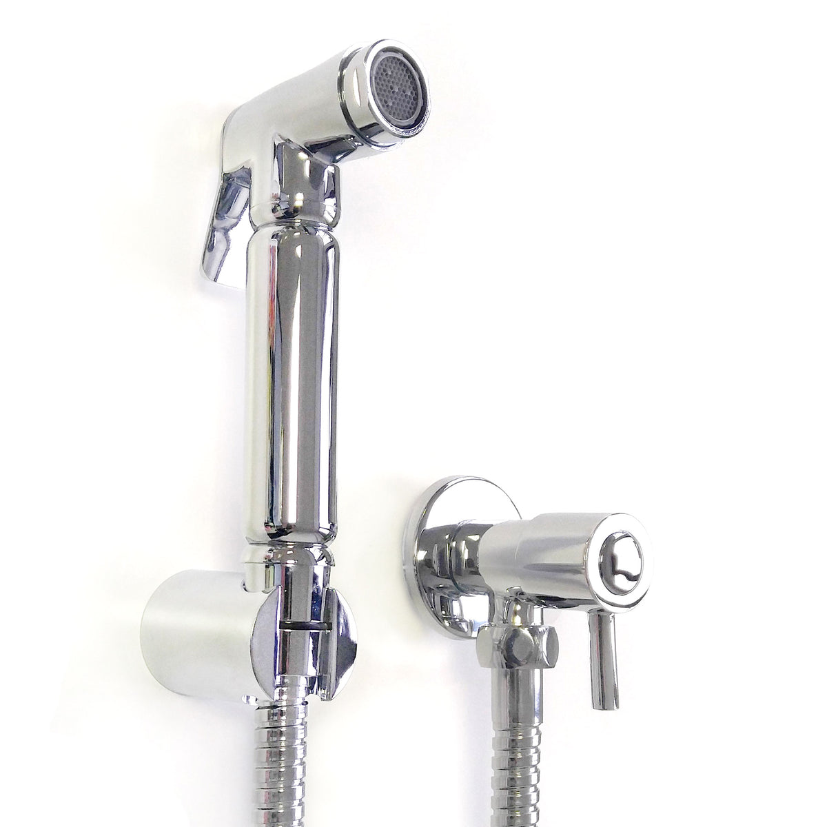 Brass Wall-Mounted Douche Set