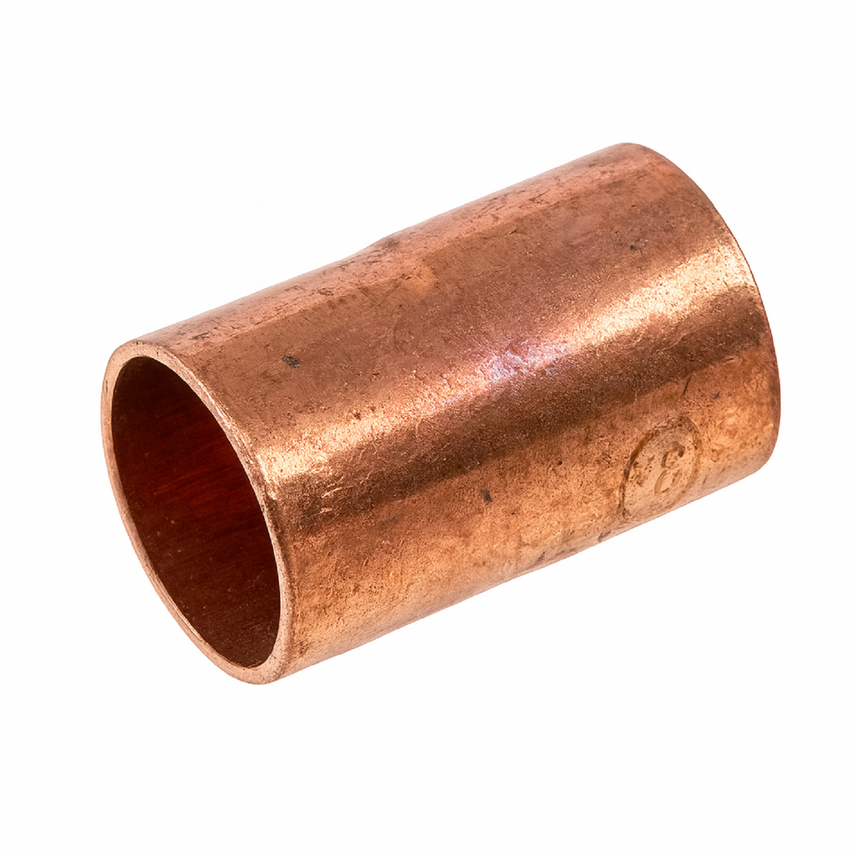 15mm x 1/2" Metric to Imperial Copper Coupling – End Feed (EF1IM)