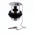 Slotted Basin Waste with Chrome Plug & Chain – Traditional Style