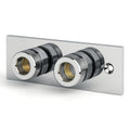 Thermostatic Douche Wall Fixing Plate – Chrome