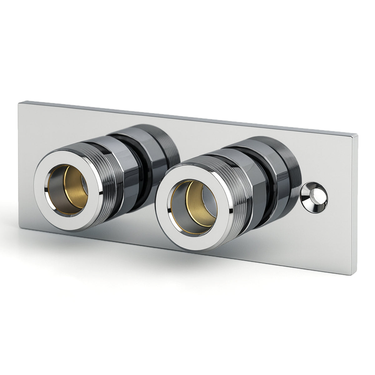 Thermostatic Douche Wall Fixing Plate – Chrome