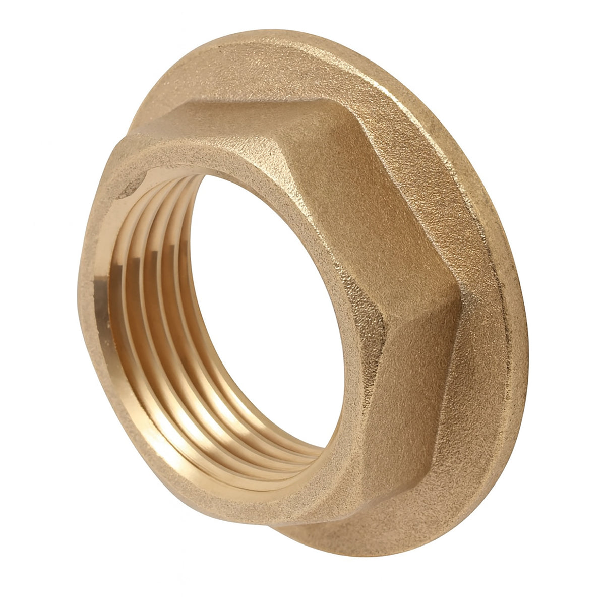 2" BSP Brass Flanged Backnut