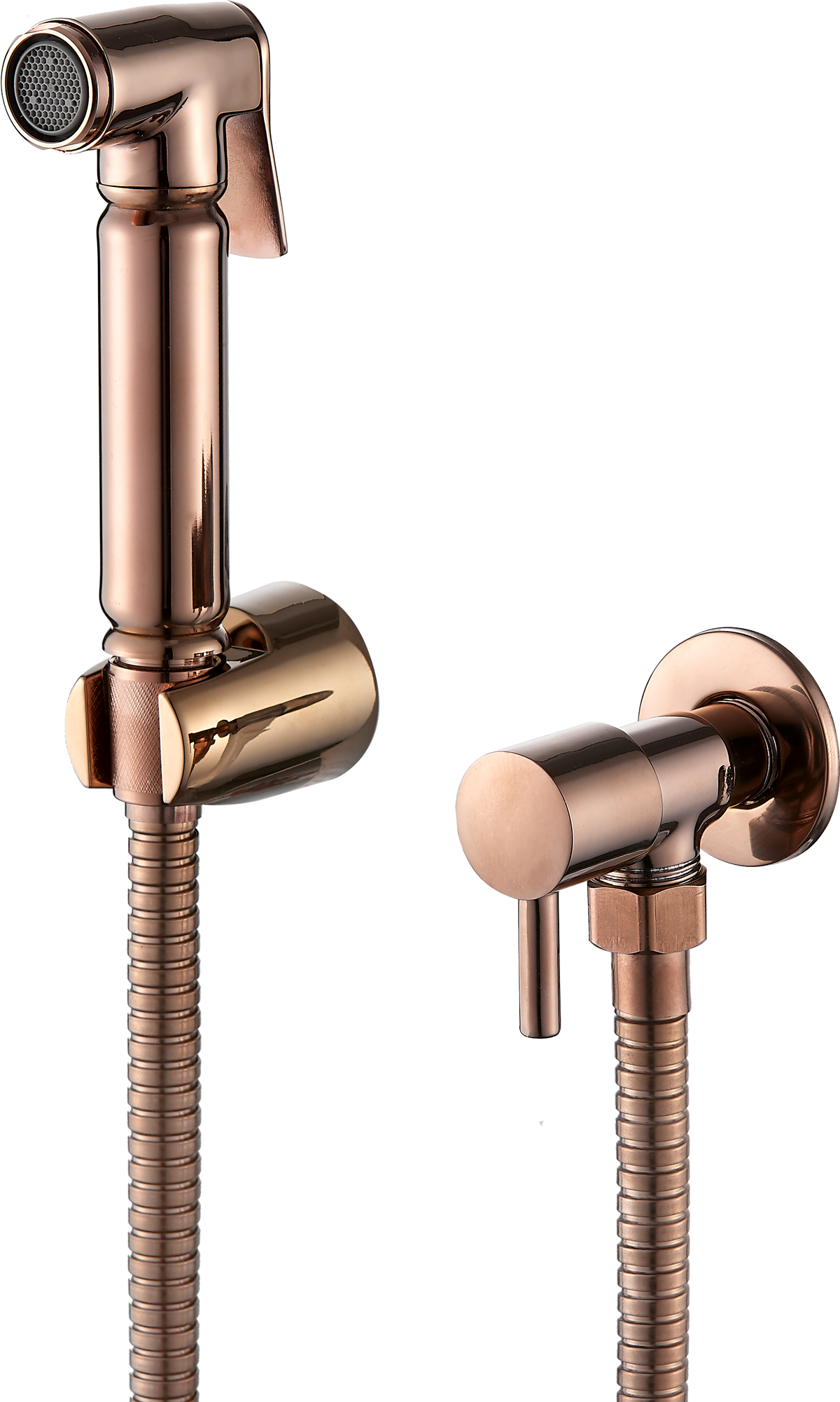 Brass Wall-Mounted Douche Set
