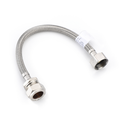 22mm x 3/4" BSP Flexible Tap Connector – 30cm, Stainless Steel Braided