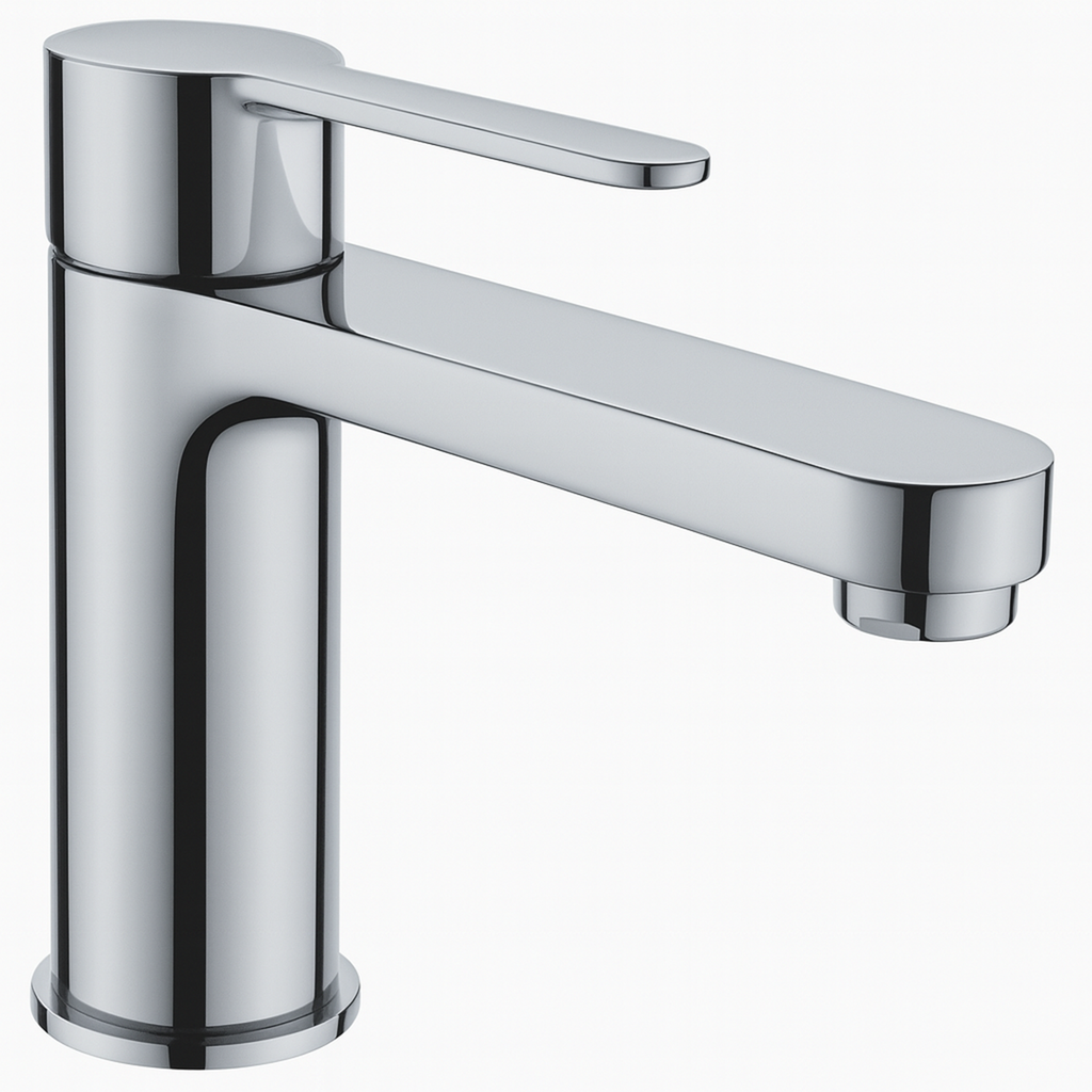 Strata Mono Basin Mixer Tap – Chrome, Single Lever