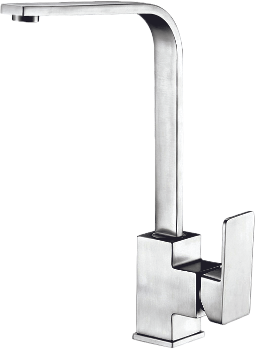 Theo Square Kitchen Tap – Chrome, Single Lever, SEDAL Ceramic Disc