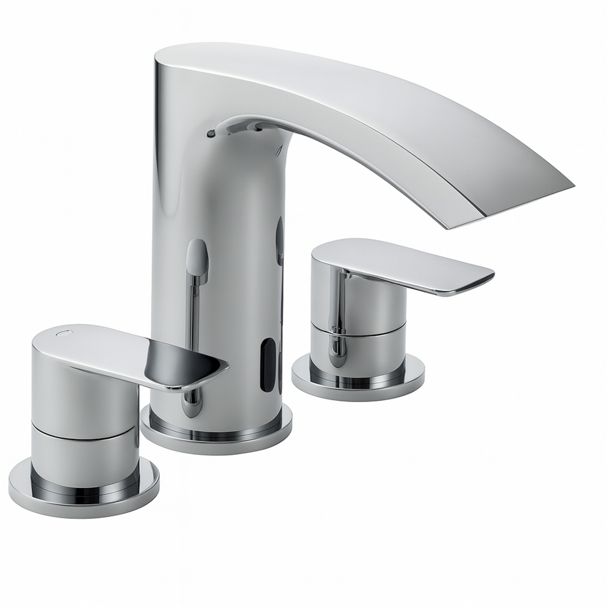 Espada 3 Hole Bath Filler Chrome
