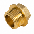 3/8" BSP Solid Brass Hollow Plug (Pack of 10)