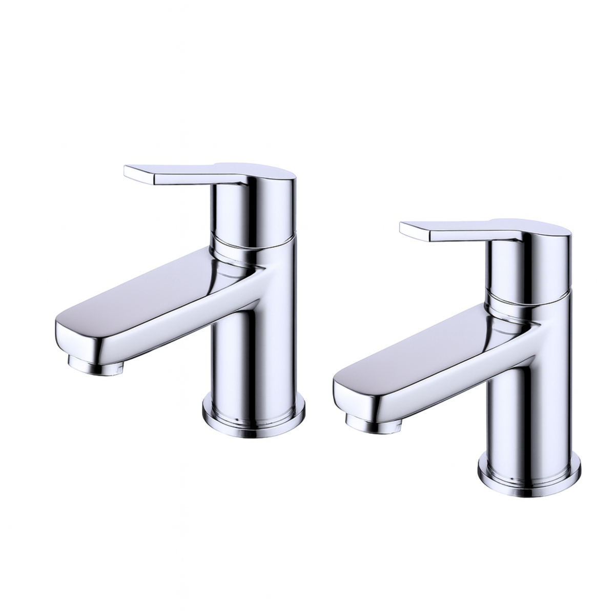 Xtreme Bath Tap Pair Chrome (Basin Pillar)