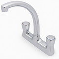 Clever Araya Mercia Modern Deck Kitchen Mixer Chrome