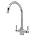 Clever Rune Sink Mixer Tap – Chrome, High Arched Spout