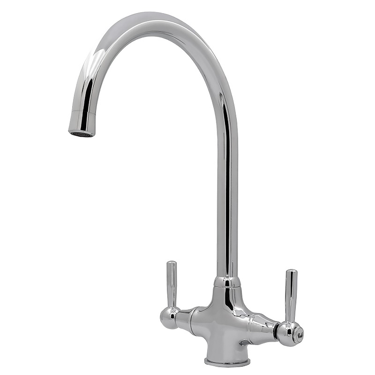 Clever Rune Sink Mixer Tap – Chrome, High Arched Spout