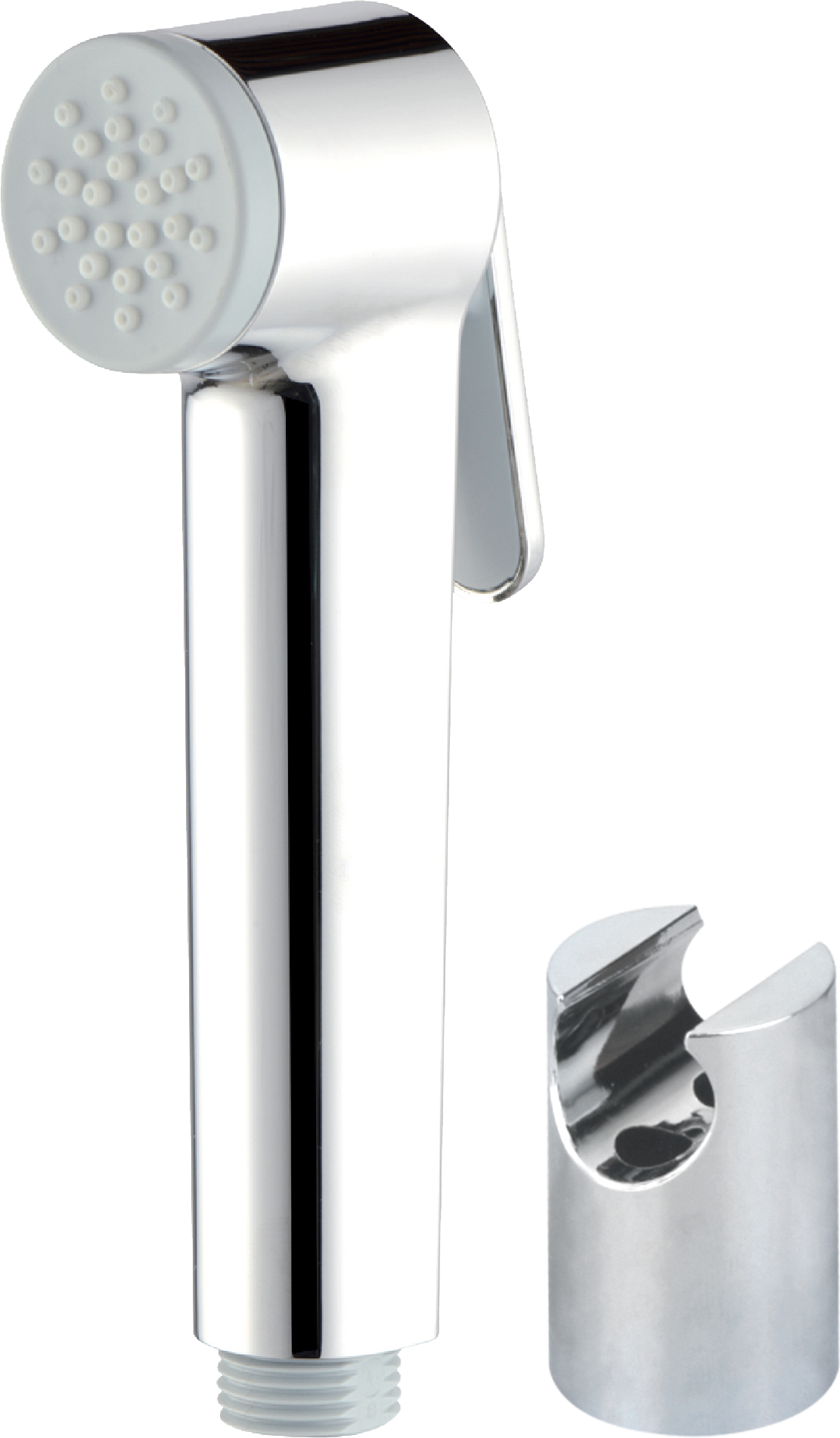 156mm Chrome ABS Douche Spray Head with Wall Holder