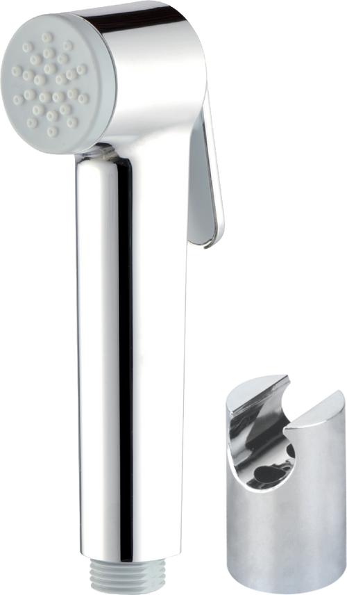 156mm Chrome ABS Douche Spray Head with Wall Holder