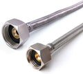 WRAS-Approved Flexi Tap Connector – 1/2" x 3/4" BSP, 500mm, Stainless Steel