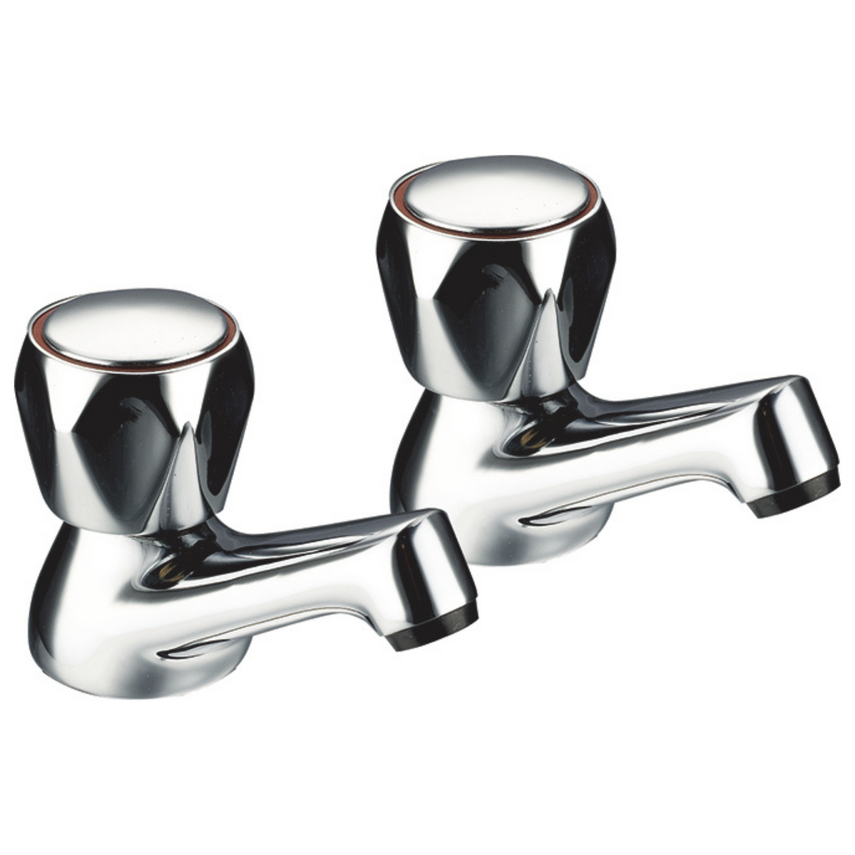 Rhea WRAS-Approved Basin Tap Pair – Chrome