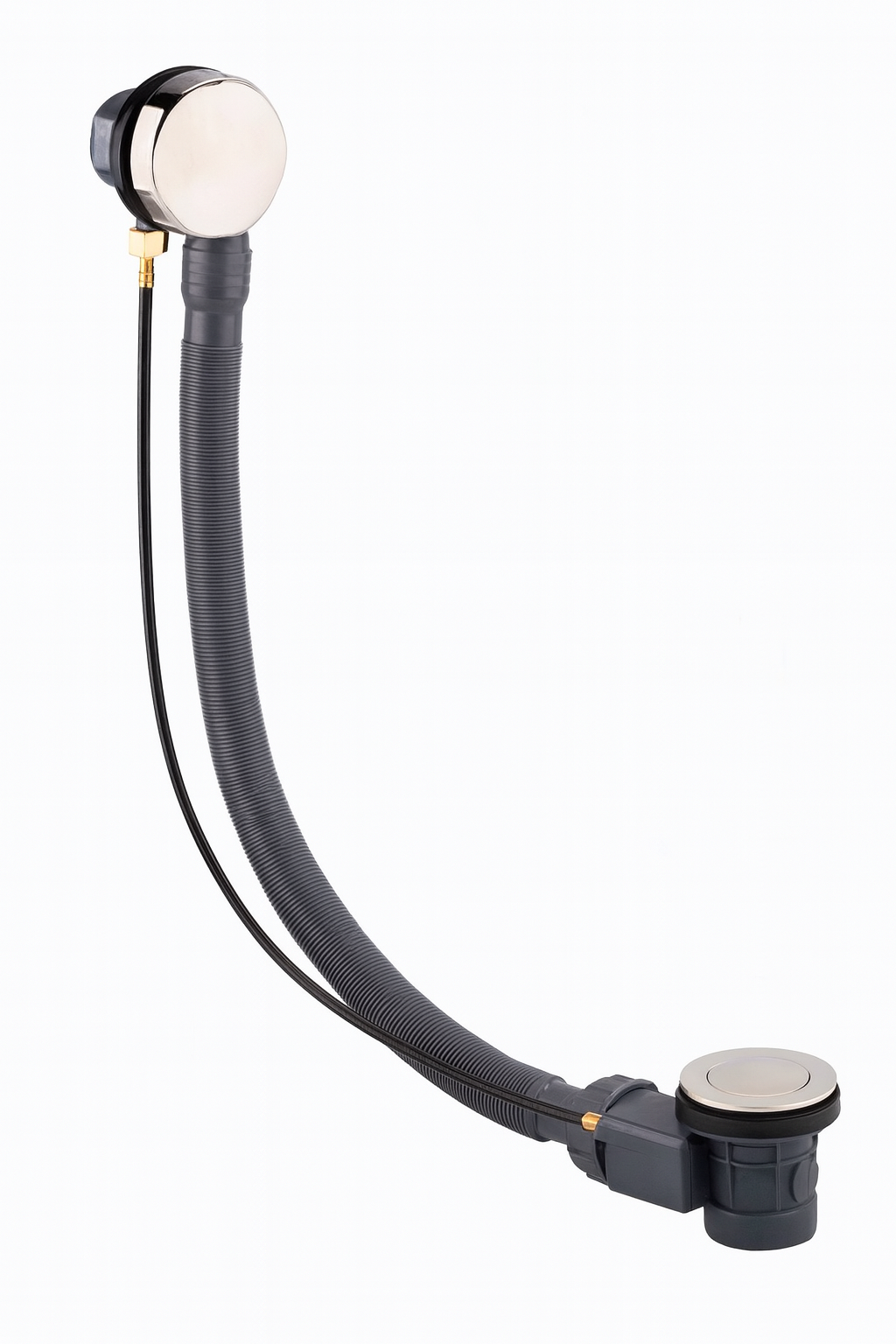 Deluxe Bath Pop-Up Waste & Overflow Kit – Brushed Nickel