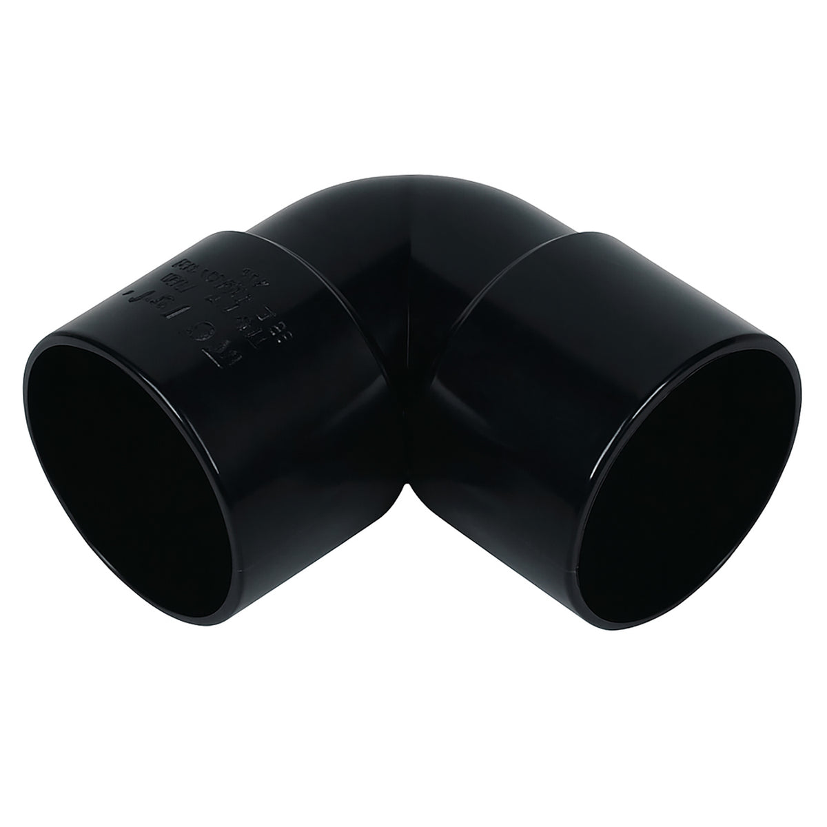 36MM 90 Degree Bend Solvent Black
