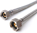 Flexi Pipe 3/8" x 1/2" BSP Flexible Tap Connector – 500mm (Pair)