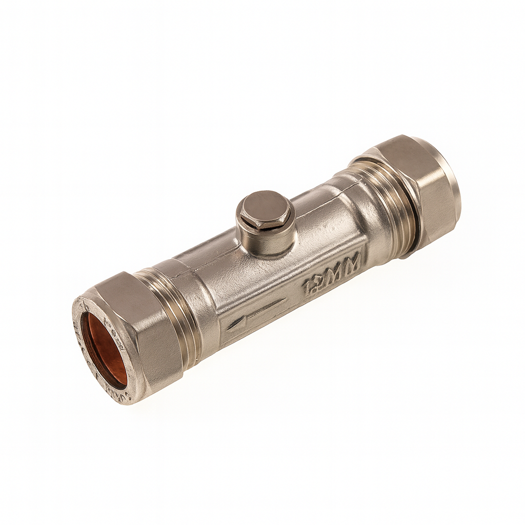 15mm DZR Double Check Valve – Compression, C x C