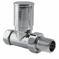 Straight Cycle Track Radiator Valves – Chrome, Sold as a Pair