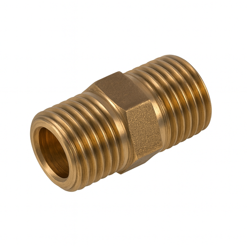 1/8" Brass Hexagon Nipple