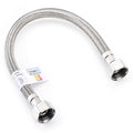 WRAS-Approved Flexi Pipe – 1/2" x 1/2" BSP, 300mm, 8.5mm Bore