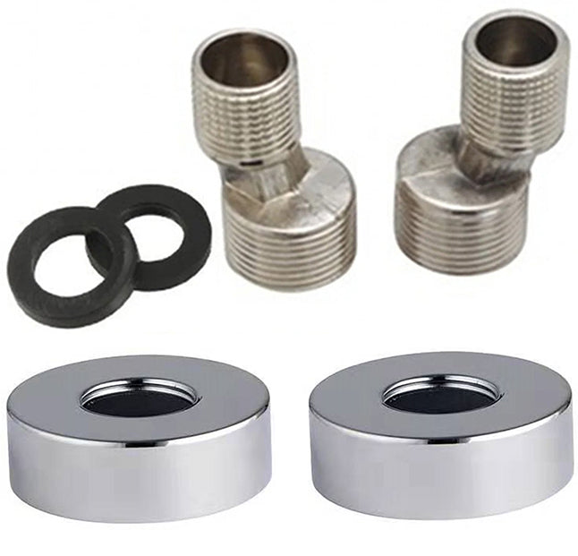 3/4" x 1/2" BSP Crank Adapter Connectors – Brass