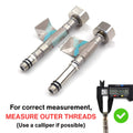 Flexi Pipe M10 x 1/2" BSP Monobloc Tap Connector – 100mm (Pair)
