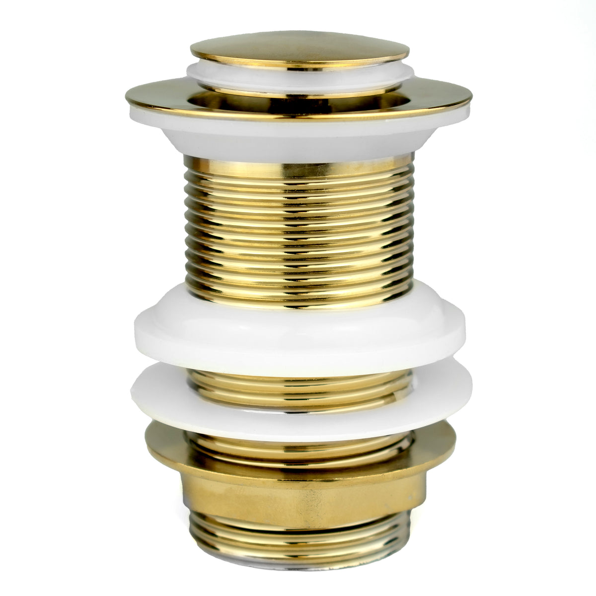 Click-Clack Basin Waste – Unslotted, Brass Nut