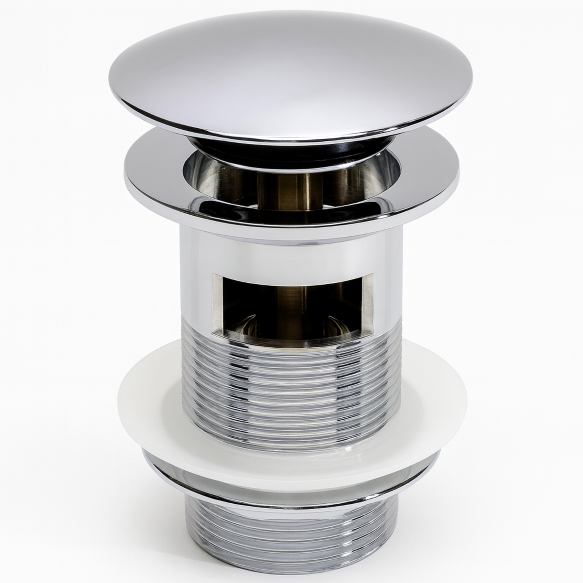 Basin Click Waste Round – Chrome