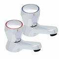Clever Araya Mercia Modern Basin Tap Pair Chrome