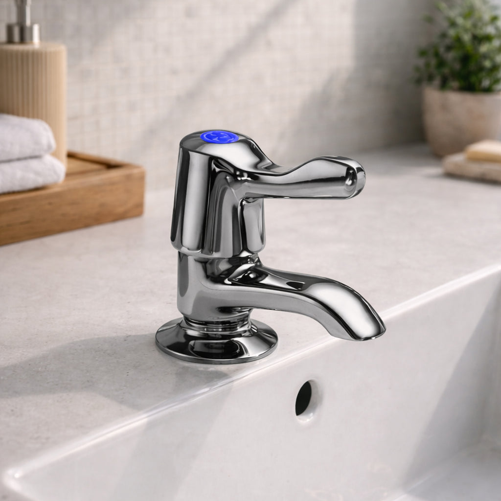 Clever Performa 2159QT Lever Basin Tap – Cold, Quarter-Turn Ceramic Disc