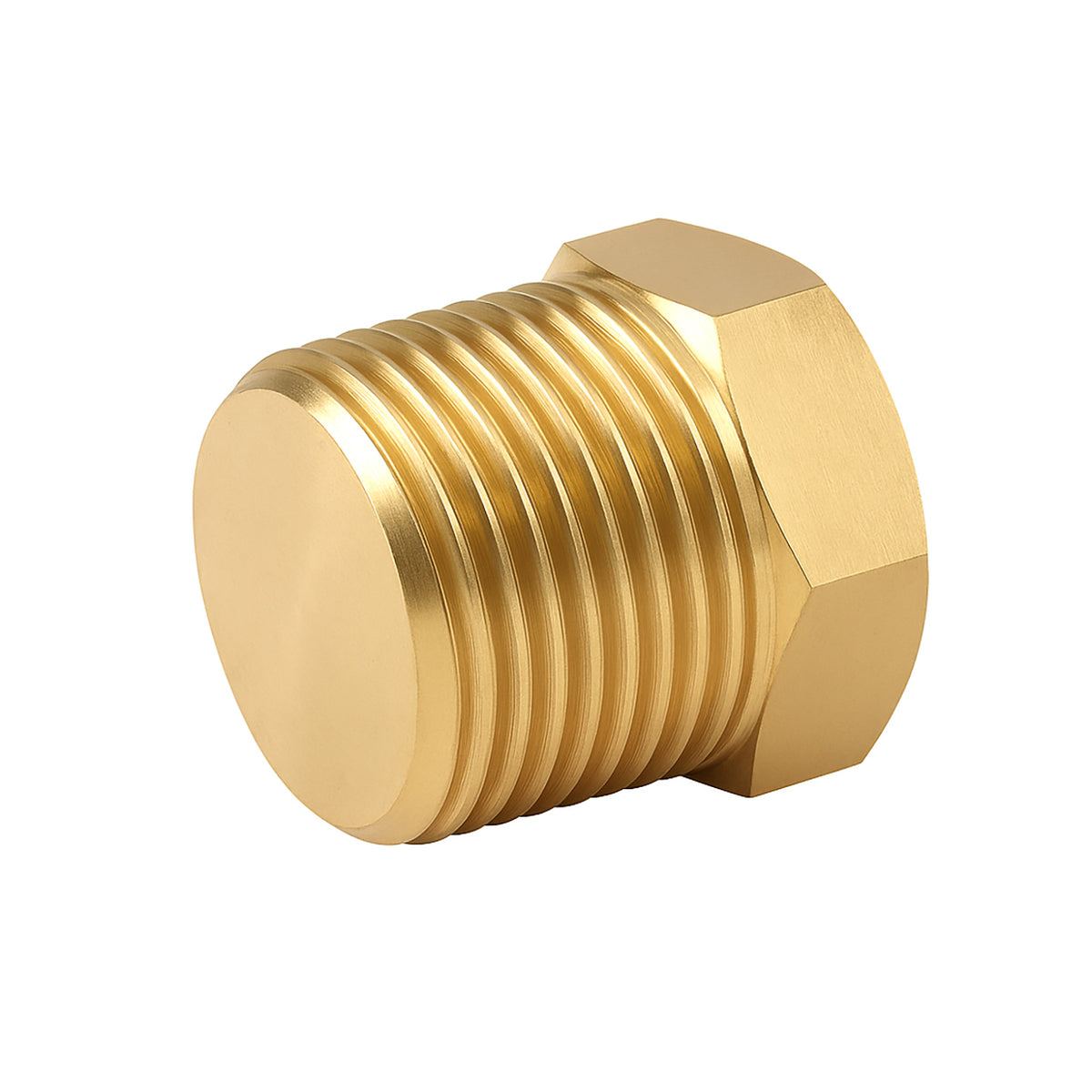 1/2" Brass Solid Plug Bg
