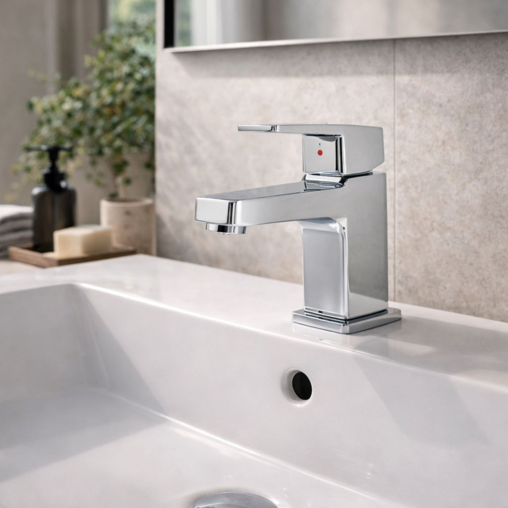 Manta Mono Basin Mixer – Chrome, Single Lever