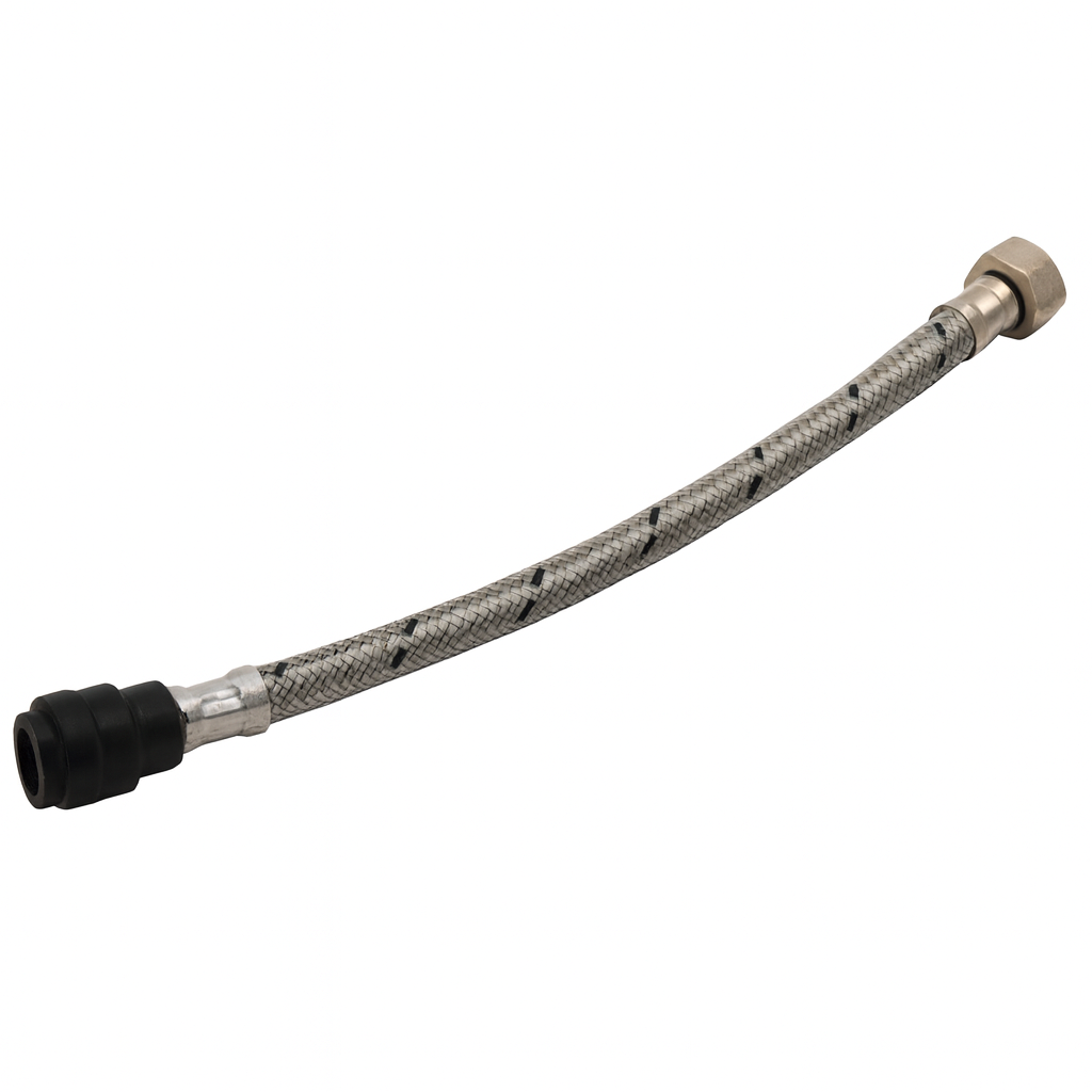 UK WRAS 22MM x 3/4" x 30CM x 12MM P/Fit Ftc – Stainless Steel