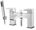 Orion Bath Shower Mixer with Shower Set – Chrome, Deck Mounted