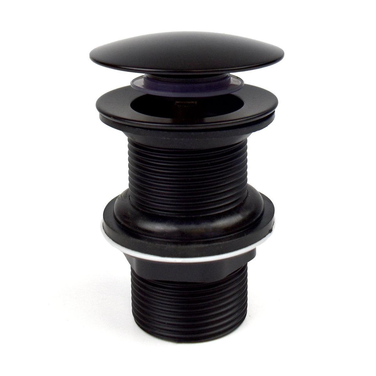 Round Mushroom Click Clack Basin Waste – Unslotted