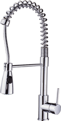 Blanc Chrome Spring Kitchen Tap – Pull-Down Coil Spout