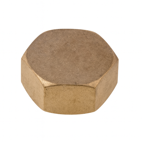 1/2" BSP Blank Nut – Solid Brass (Pack of 10)